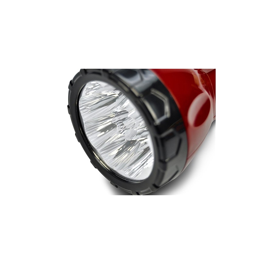 Ladattava LED-taskulamppu 9xLED/4V 800mAh plug-in