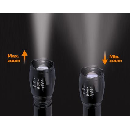 Ladattava LED-taskulamppu LED/Li-Ion 5V IP44