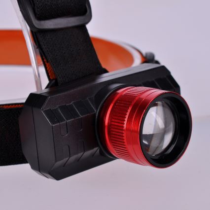 LED Ladattava otsavalo LED/3W/USB IP44