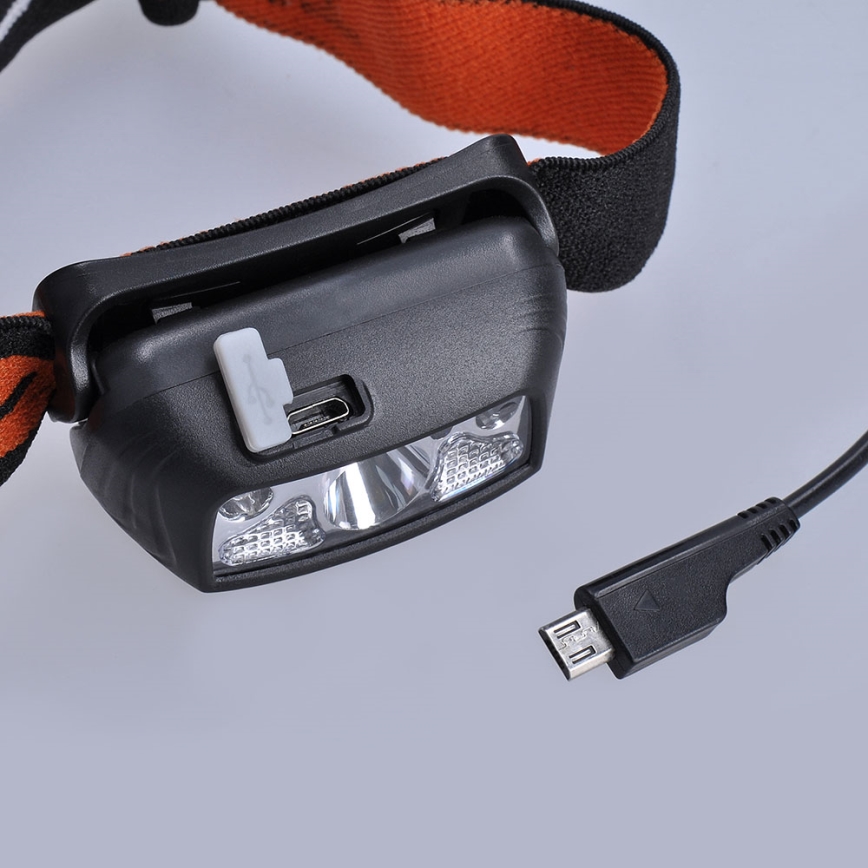 Ladattava LED-ajovalaisin LED/1200 mAh 3,7V IP44