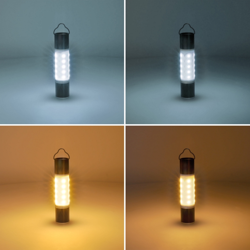 LED Ladattava retkeily flashlight virta pankki -toiminto LED/1500 mAh 3,7V IP44
