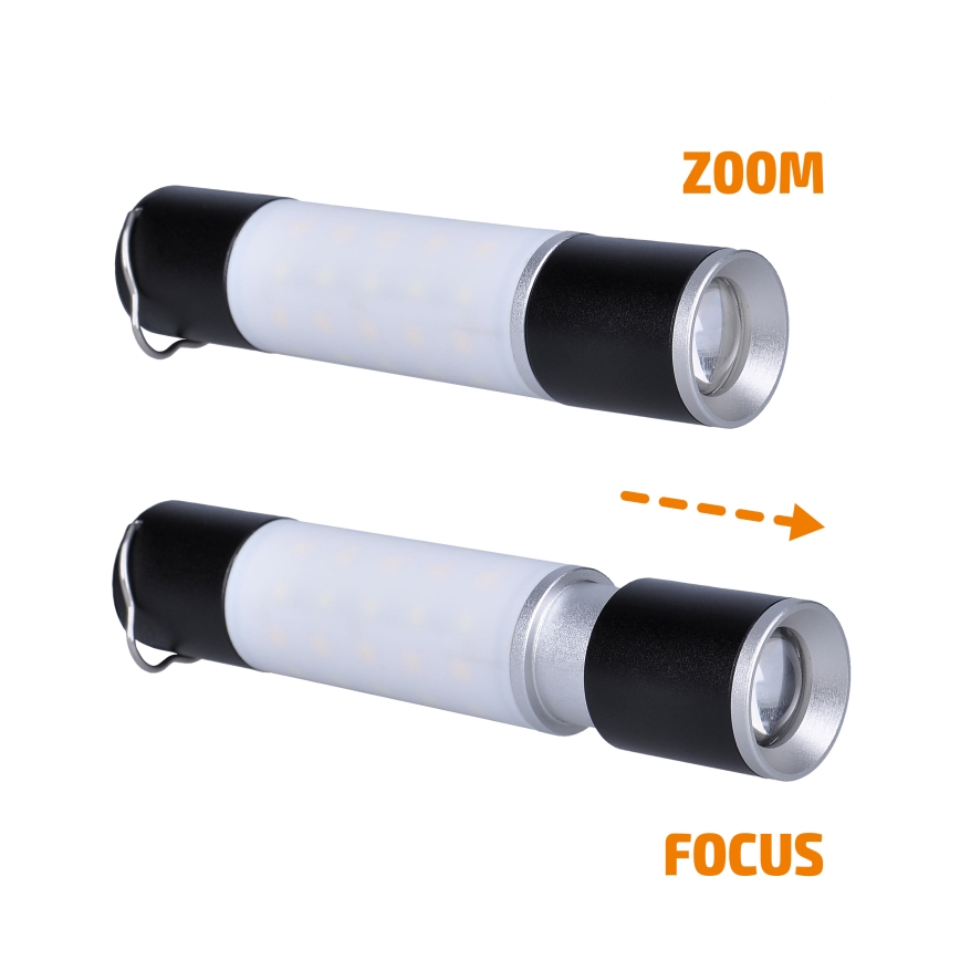 LED Ladattava retkeily flashlight virta pankki -toiminto LED/1500 mAh 3,7V IP44