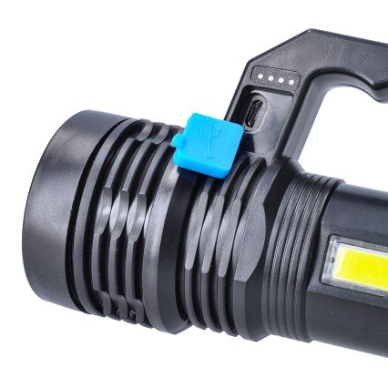 Ladattava LED-taskulamppu LED/6W/800 mAh 3,7V IP44