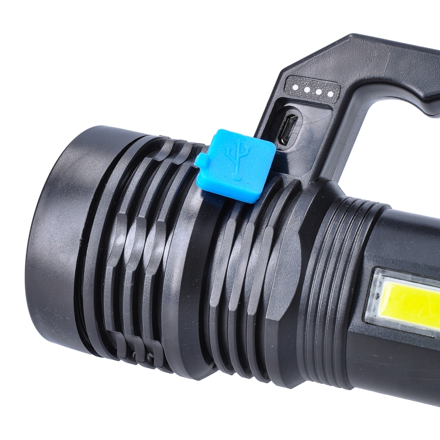 Ladattava LED-taskulamppu LED/6W/800 mAh 3,7V IP44