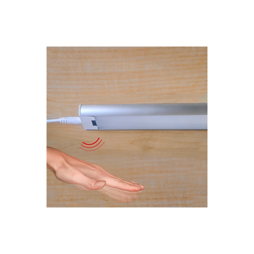 LED Keittiökaappien alla oleva himmennettävä valo anturilla LED/9W/230V