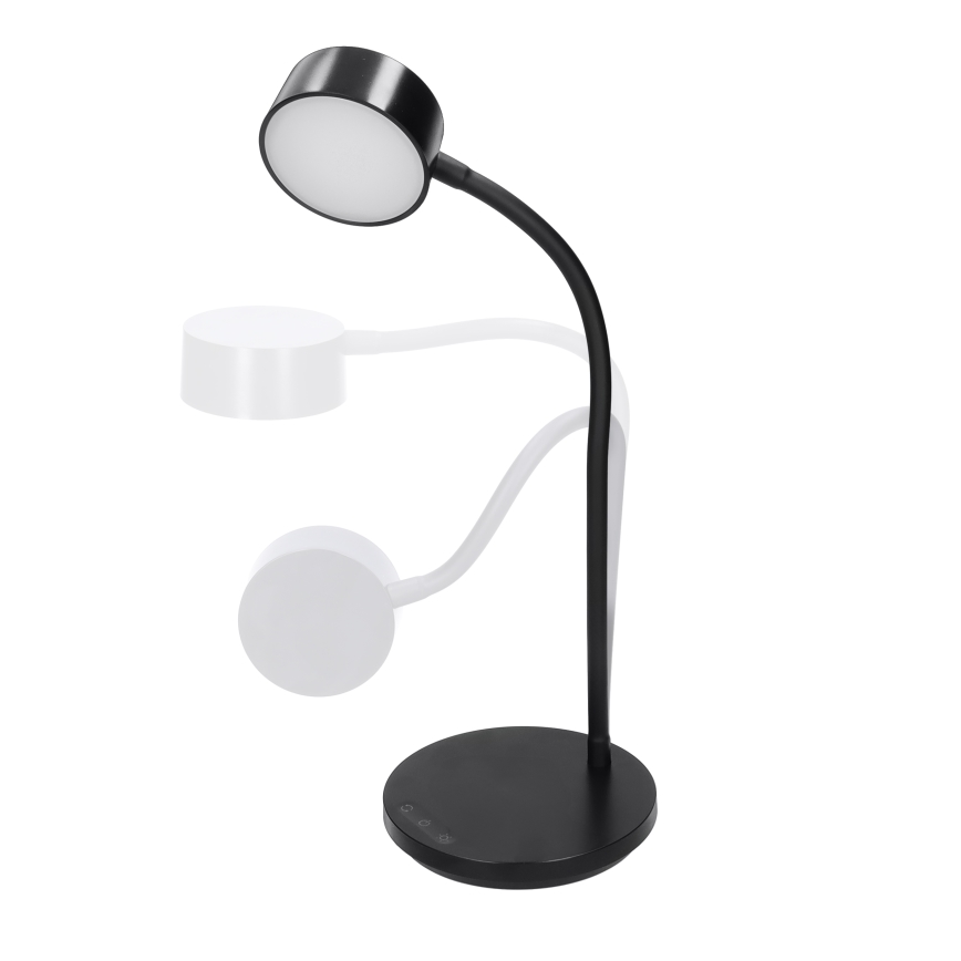 Himmennettävä LED-kosketuspöytävalaisin LED/4,5W/5V 3000/4000/6500K musta