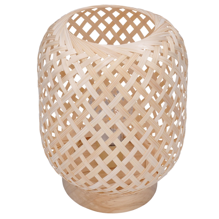 LED Koristeellinen pöytävalaisin BOHO LED/2xAAA rottinki