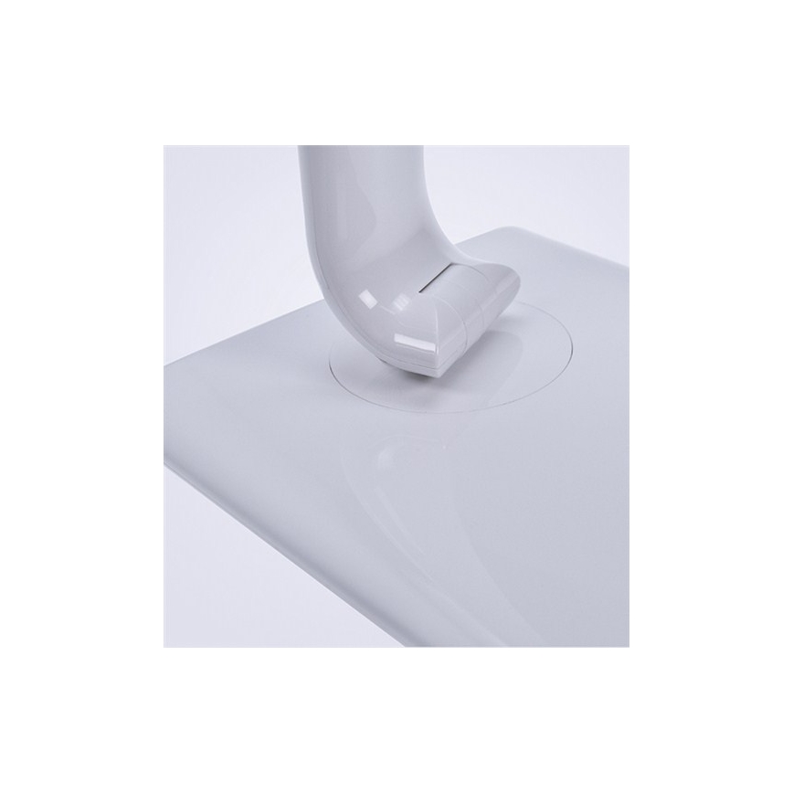 LED Himmennettävä pöytävalaisin USB-liitännällä LED/12W/230V valkoinen