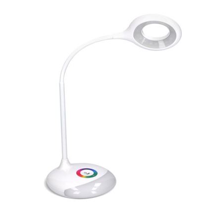 LED RGB Himmennettävä ja ladattava pöytälamppu LED/5W/5V 1800 mAh