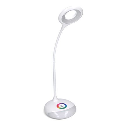 LED RGB Himmennettävä ja ladattava pöytälamppu LED/5W/5V 1800 mAh