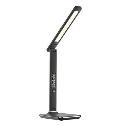 Himmennettävä LED-pöytävalaisin näytöllä LED/9W/230V musta
