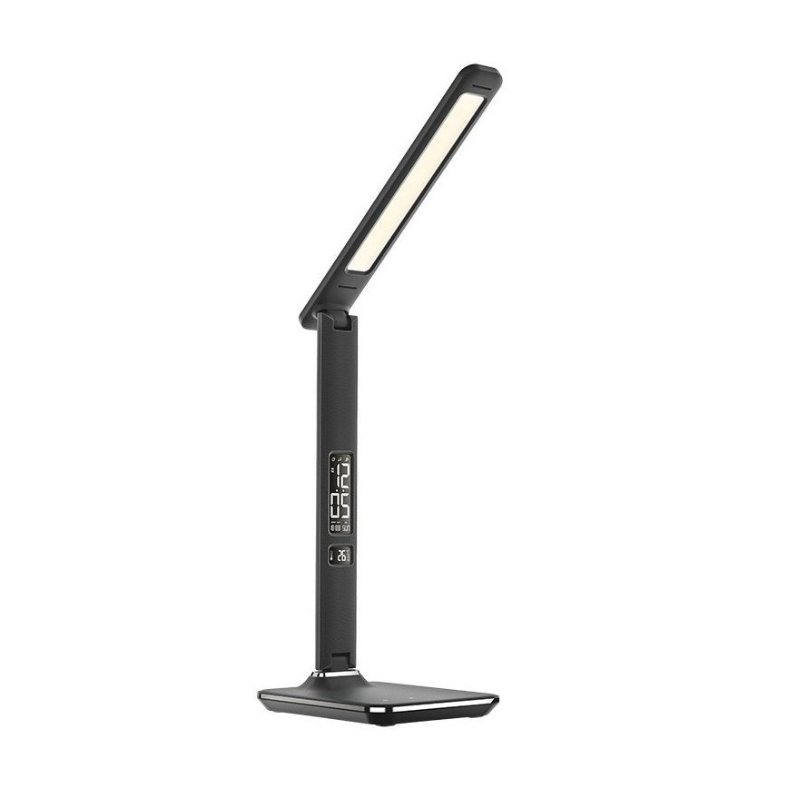 Himmennettävä LED-pöytävalaisin näytöllä LED/9W/230V musta