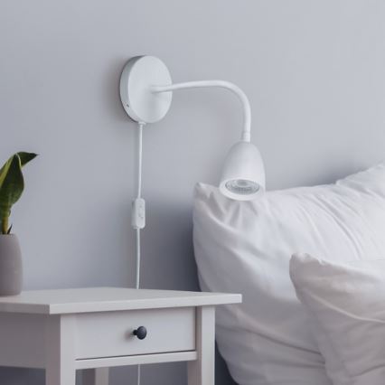 LED Himmenntettäv pieni seinä lamppu LED/4W/230V