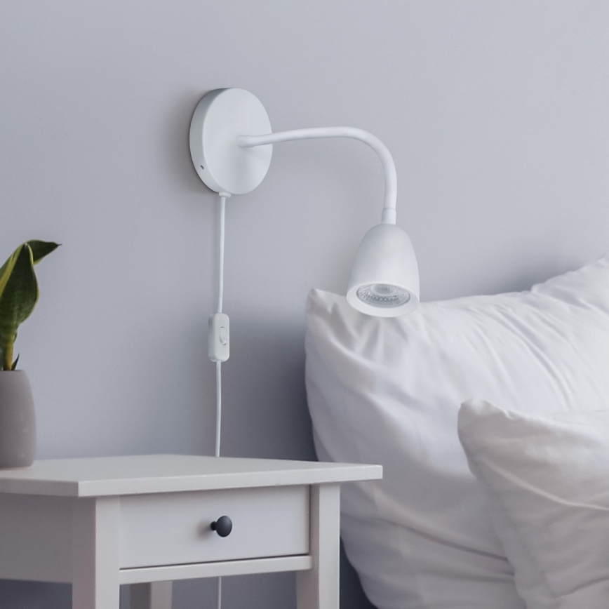 LED Himmenntettäv pieni seinä lamppu LED/4W/230V