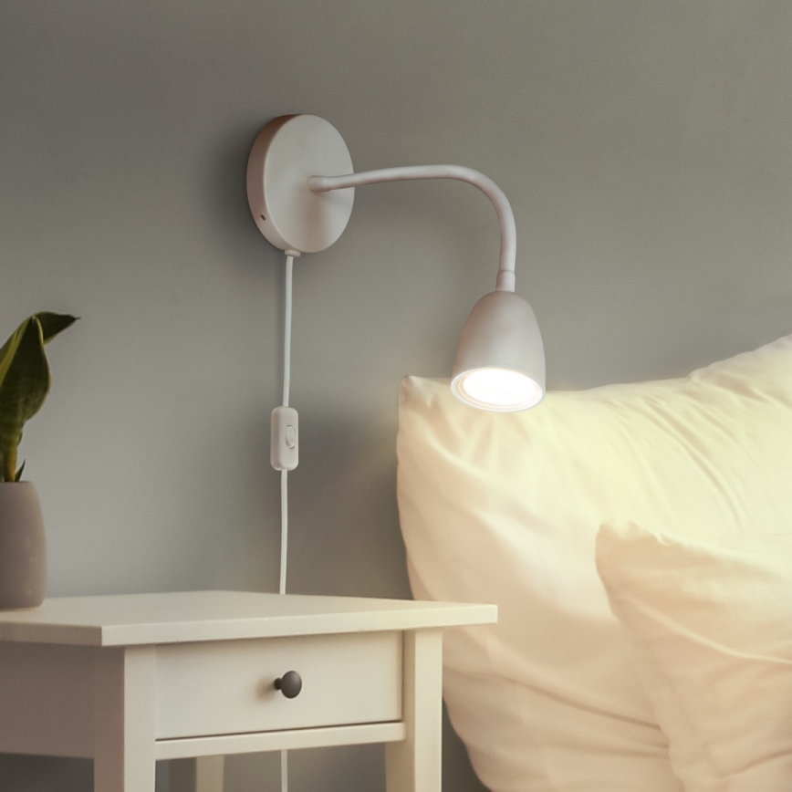 LED Himmenntettäv pieni seinä lamppu LED/4W/230V