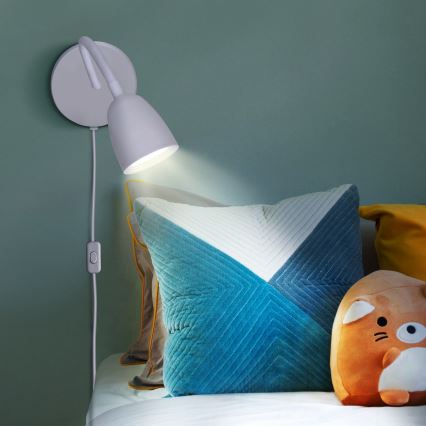 LED Himmenntettäv pieni seinä lamppu LED/4W/230V