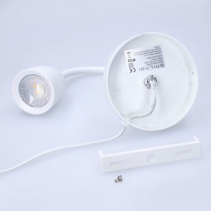 LED Himmenntettäv pieni seinä lamppu LED/4W/230V