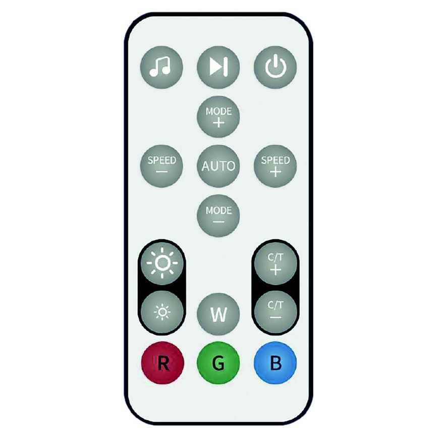 LED RGB Himmennettävä lamppu RAINBOW LED/18W/230V Wi-Fi Tuya + kauko-ohjain