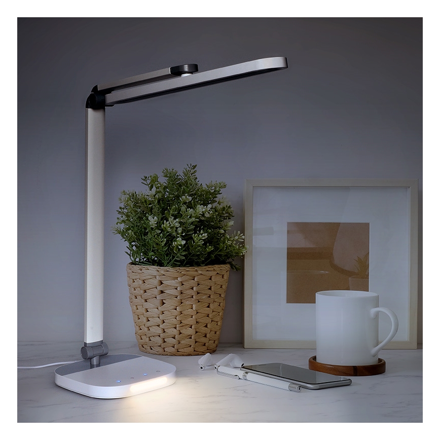 Himmennettävä LED-kosketuspöytävalaisin kanssa yö valaistus LED/10W/5V 3000/4000/5000K valkoinen