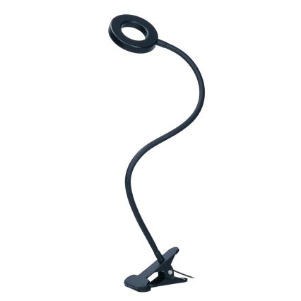Himmennettävä LED-pöytävalaisin klipsillä LED/8W/230V 3000/4000/5000K musta