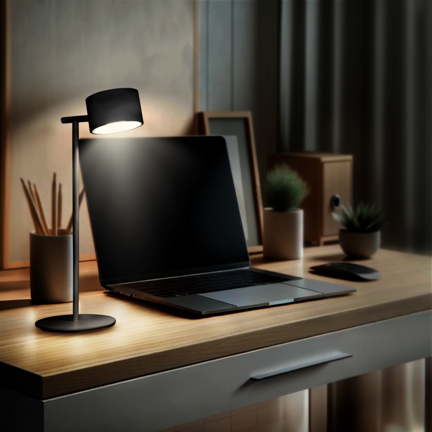 LED Himmennettävä kosketus ladattava lamppu 3in1 LED/4W/2000 mAh 3000/4000/6500K musta