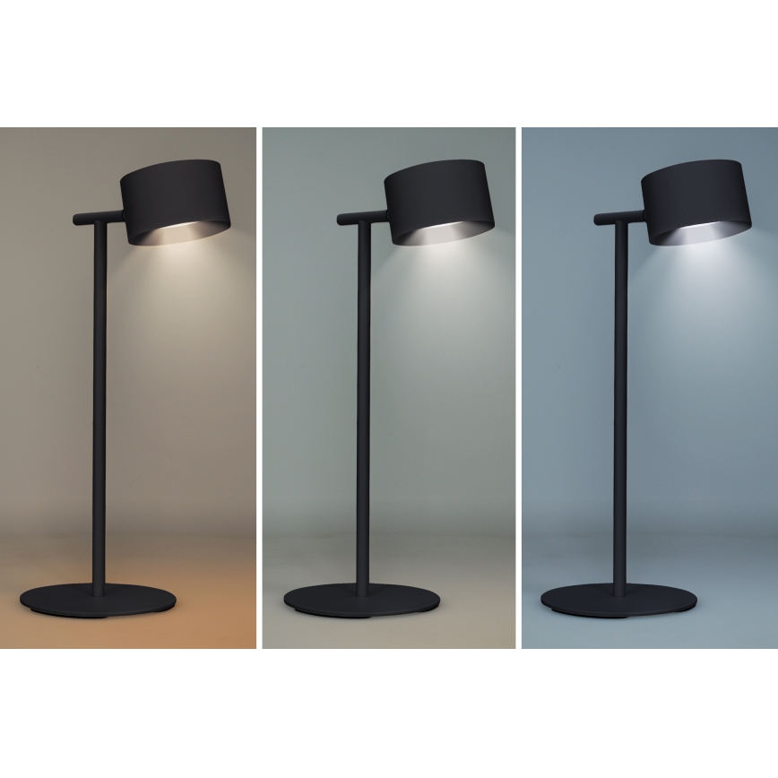 LED Himmennettävä kosketus ladattava lamppu 3in1 LED/4W/2000 mAh 3000/4000/6500K musta