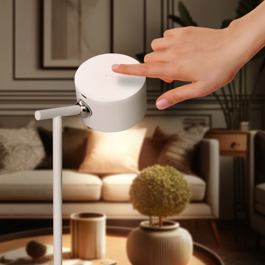 LED Himmennettävä kosketus ladattava lamppu 3in1 LED/4W/2000 mAh 3000/4000/6500K valkoinen