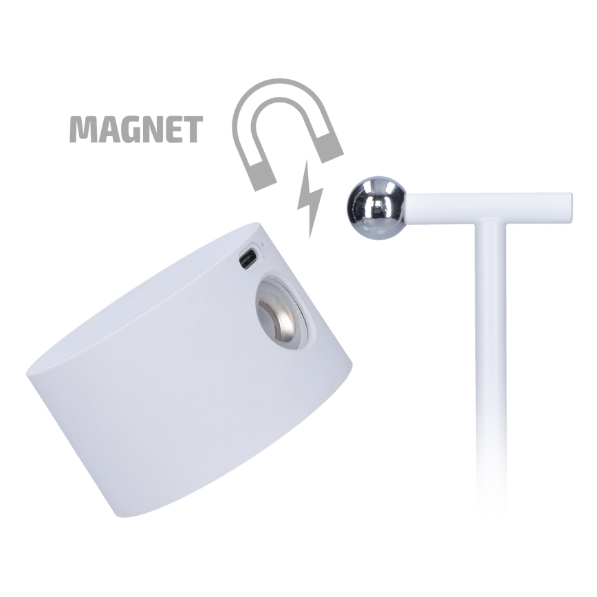 LED Himmennettävä kosketus ladattava lamppu 3in1 LED/4W/2000 mAh 3000/4000/6500K valkoinen