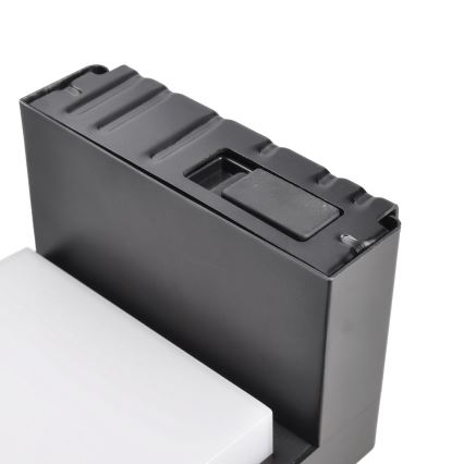 LED Aurinkopaneelivalaisin liike- ja hämärätunnistimella PALERMO LED/5W/2000 mAh IP54 musta