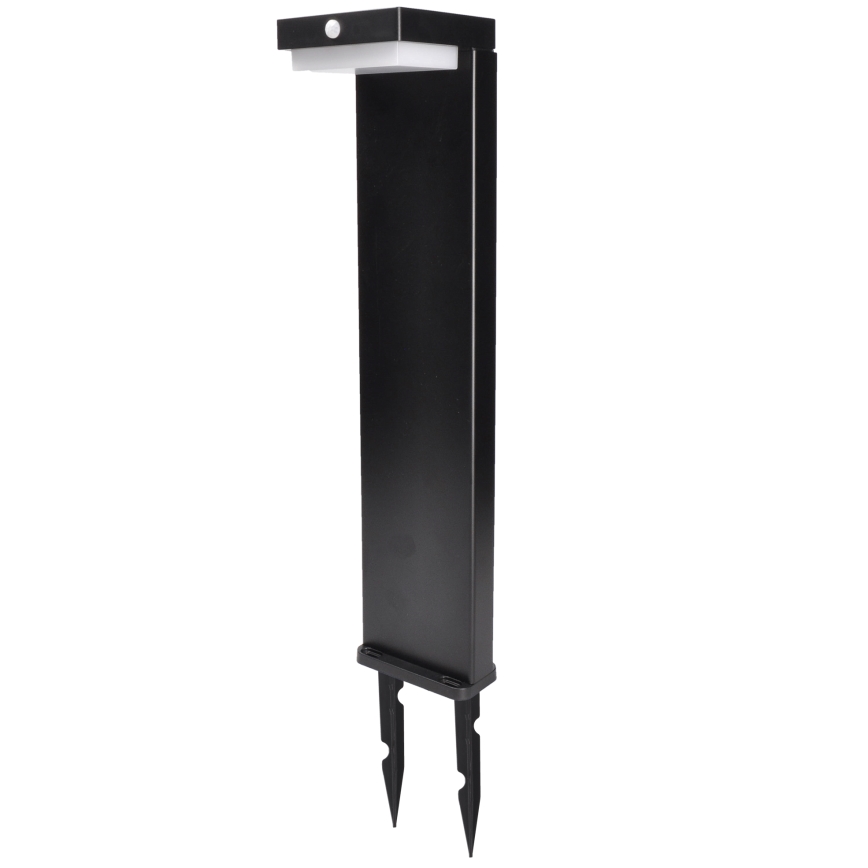 LED-aurinkolamppu liike- ja hämärätunnistimella PALERMO LED/5W/2000 mAh IP54 musta