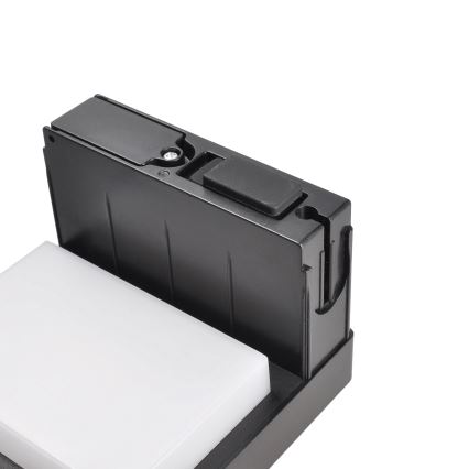 LED-aurinkolamppu liike- ja hämärätunnistimella PALERMO LED/5W/2000 mAh IP54 musta