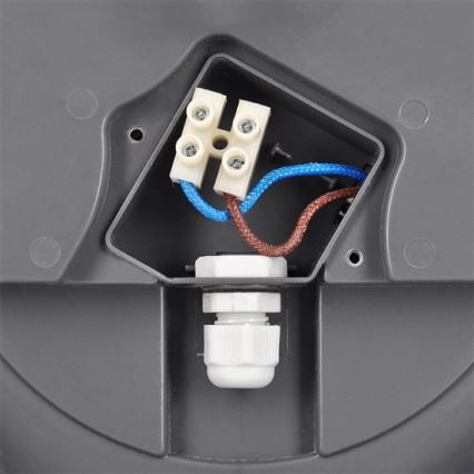 LED-ulkokattovalaisin LED/13W/230V IP54 antrasiitti