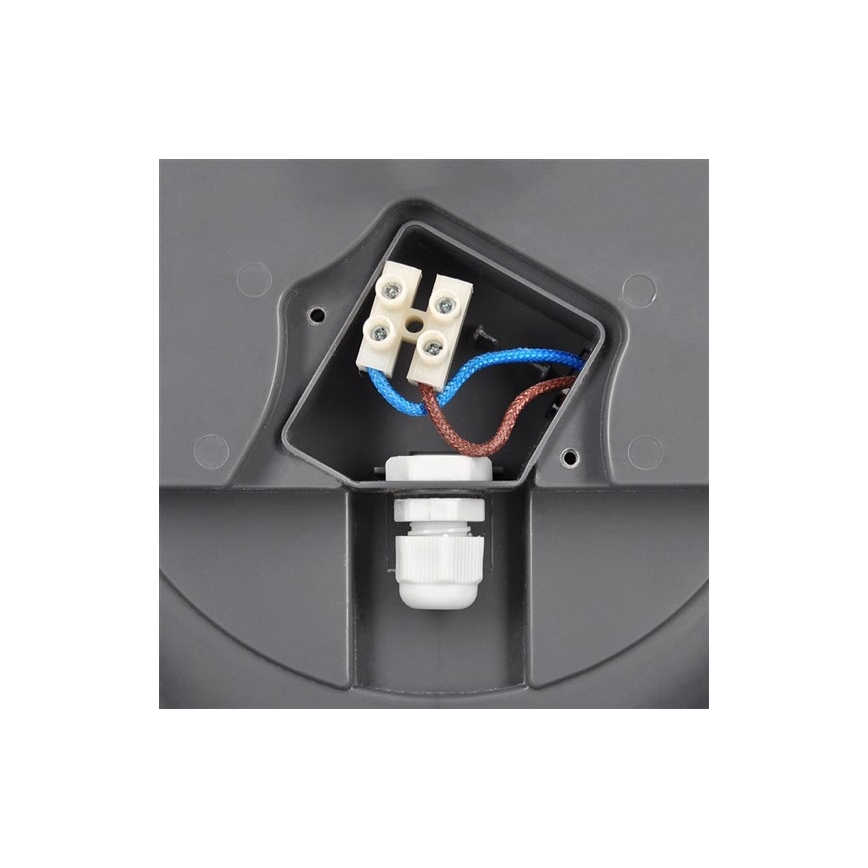 LED-ulkokattovalaisin LED/13W/230V IP54 antrasiitti