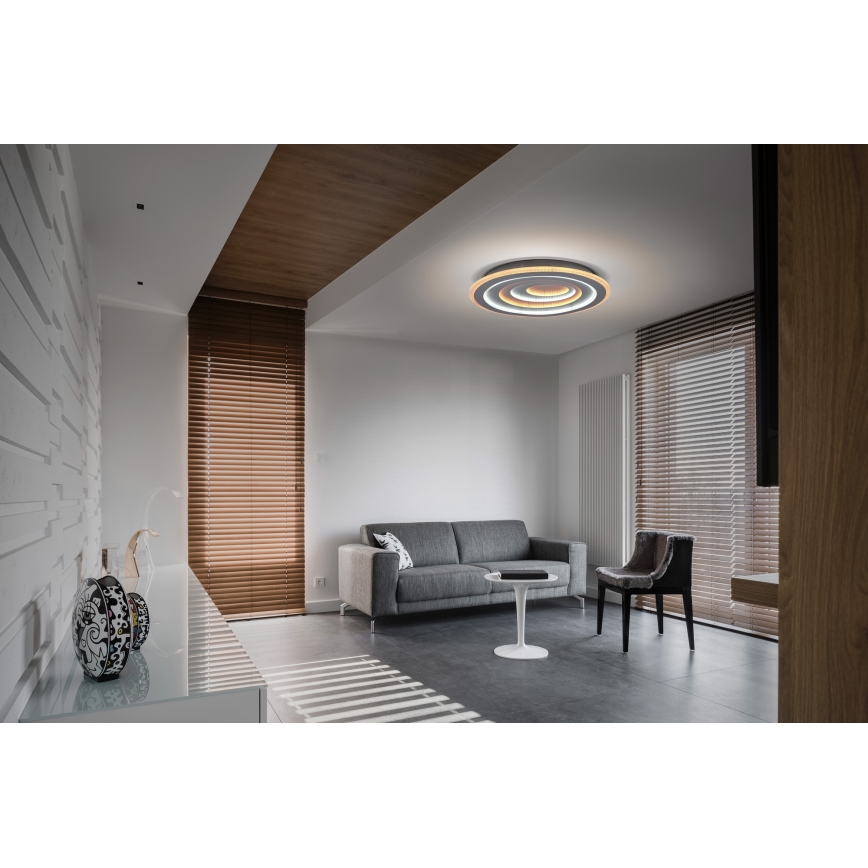 Himmennettävä LED-kattovalaisin CASCADE LED/111W/230V 3000-6500K + kauko-ohjaus