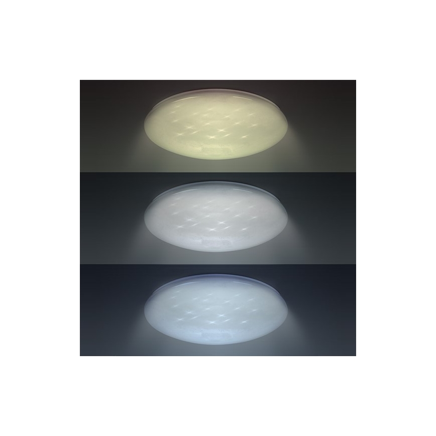 Himmennettävä LED-kattovalaisin STAR LED/24W/230V + Kauko-ohjaus
