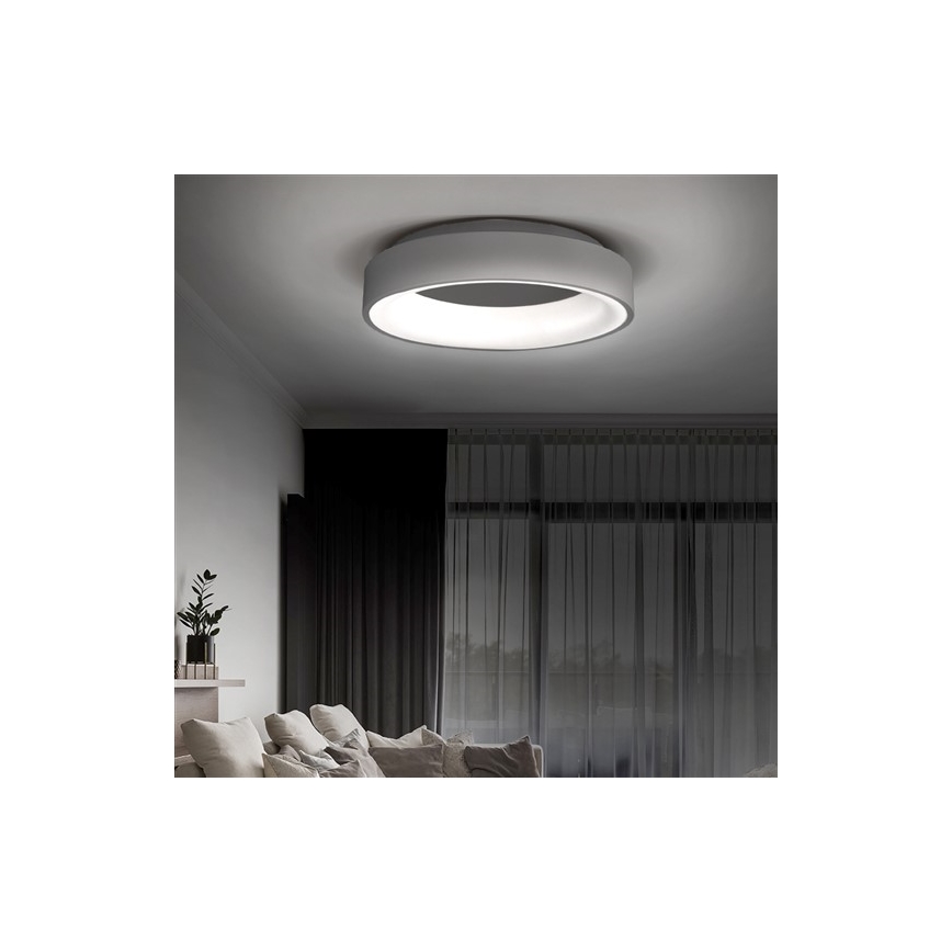 Himmennettävä LED-kattovalaisin TREVISO LED/48W/230V + Kauko-ohjaus