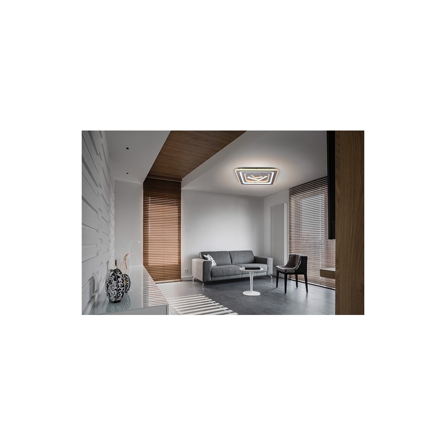 Himmennettävä LED-kattovalaisin TREVISO LED/48W/230V + Kauko-ohjaus