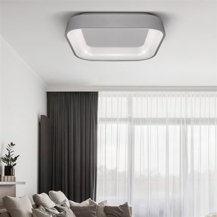 Himmennettävä LED-kattovalaisin TREVISO LED/48W/230V + Kauko-ohjaus
