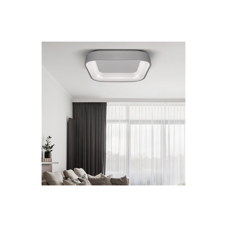 Himmennettävä LED-kattovalaisin TREVISO LED/48W/230V + Kauko-ohjaus