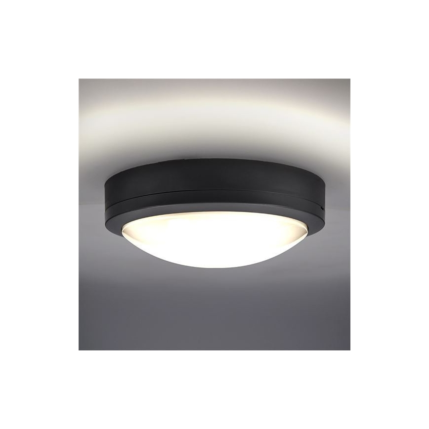 LED-ulkokattovalaisin SIENA LED/20W/230V IP54 halkaisija 23 cm antrasiitti
