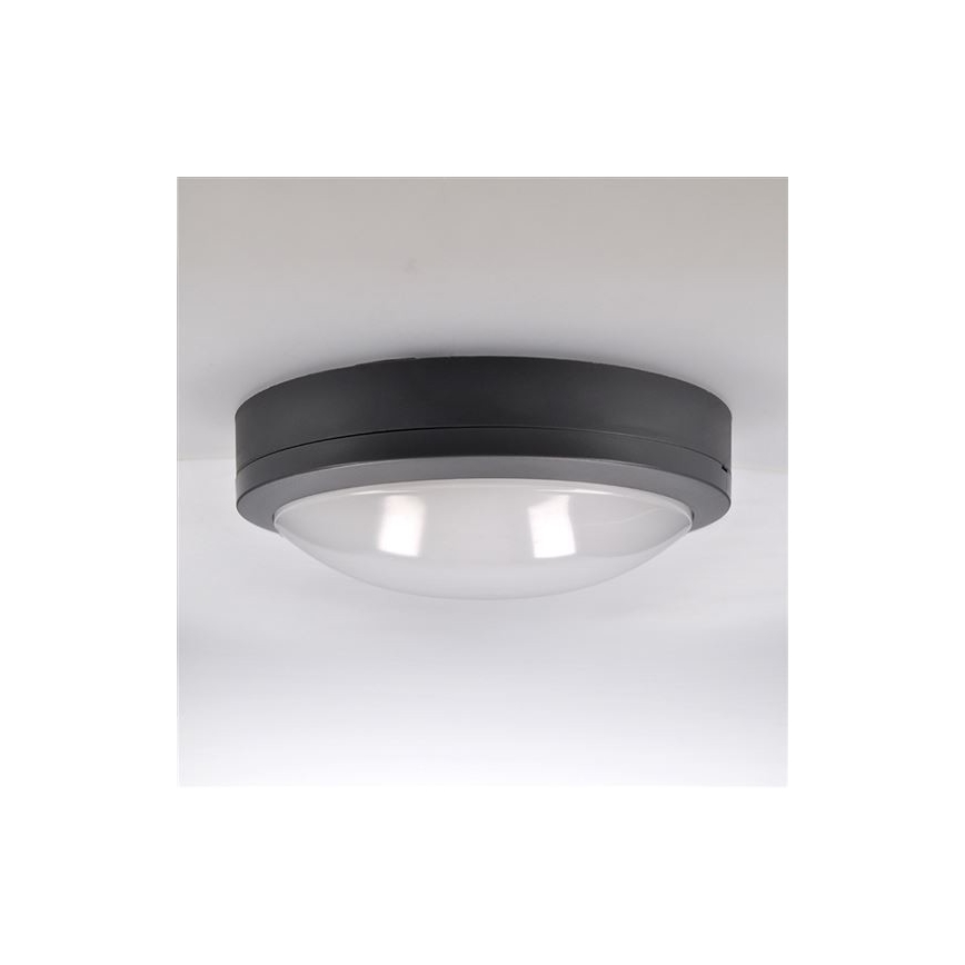 LED-ulkokattovalaisin anturilla SIENA LED/20W/230V 4000K halkaisija 23 cm IP54