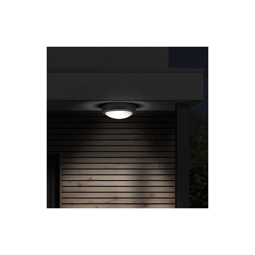 LED-ulkokattovalaisin anturilla SIENA LED/20W/230V 4000K halkaisija 23 cm IP54
