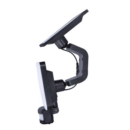 LED Aurinkovalonheitin liiketunnistimella LED/11W/3,7V 4400mAh 3000K/4000K/6500K IP54