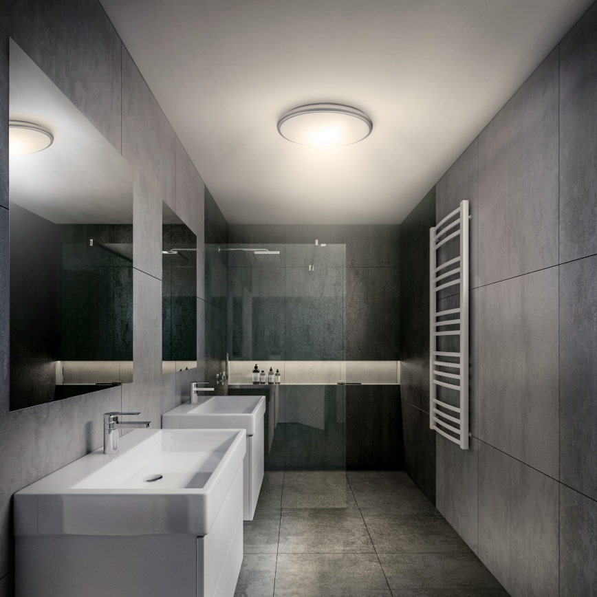 LED Kylpyhuoneen kattovalo LED/18W/230V 3000/4000/6500K IP54