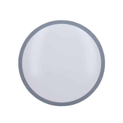 Himmennettävä LED-kattovalaisin GREY LED/48W/230V 3000-6500K harmaa halkaisija 38 cm + kauko-ohjaus