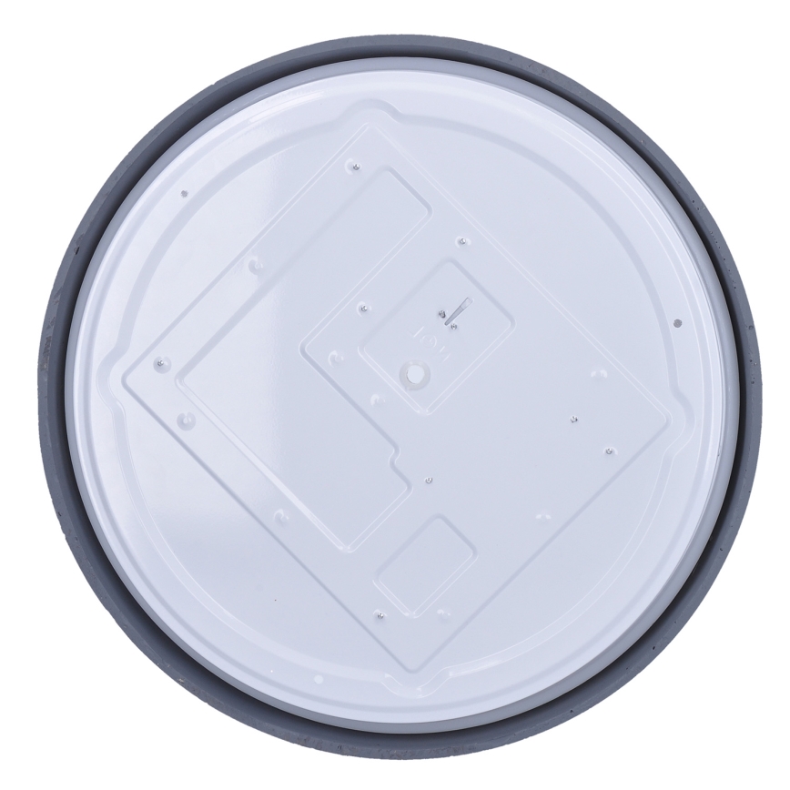 LED himmennettävä kattovalaisin GREY LED/60W/230V 3000-6500K harmaa halkaisija 49 cm + kaukosäädin