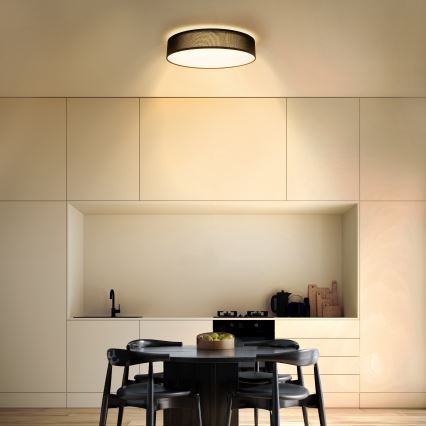 Himmennettävä LED-kattovalaisin PENLEY LED/48W/230V 3000-6500K halkaisija 40 cm musta + kauko-ohjaus