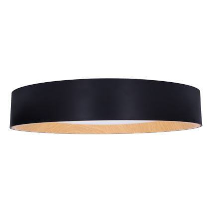 Himmennettävä LED-kattovalaisin LARIOS LED/48W/230V 3000-6500K halkaisija 39 cm musta + kauko-ohjaus