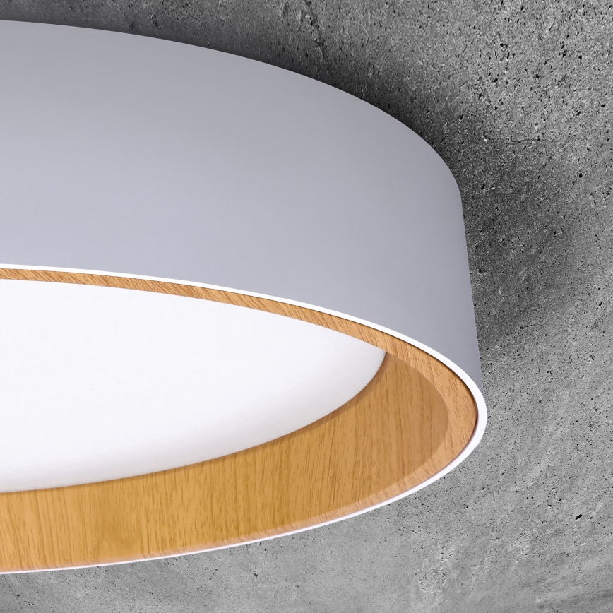 Himmennettävä LED-kattovalaisin LARIOS LED/48W/230V 3000-6500K halkaisija 39 cm valkoinen + kauko-ohjaus