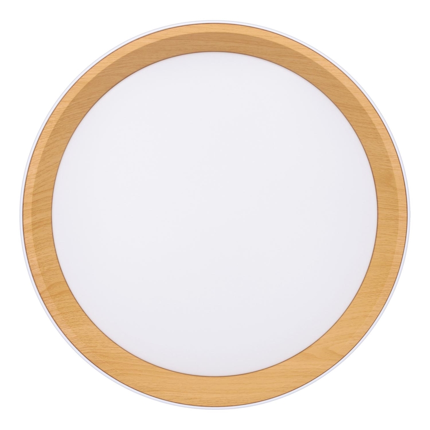 LED himmennettävä kattovalaisin LARIOS LED/48W/230V 3000-6500K Ø39 cm valkoinen + kaukosäädin